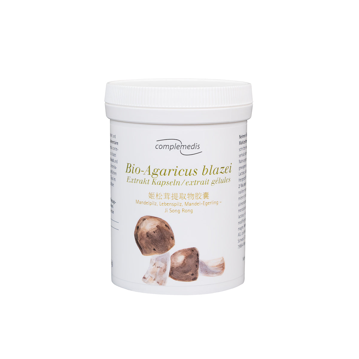 Agaricus blazei Extrakt, Bio, Dose mit 120 Kapseln