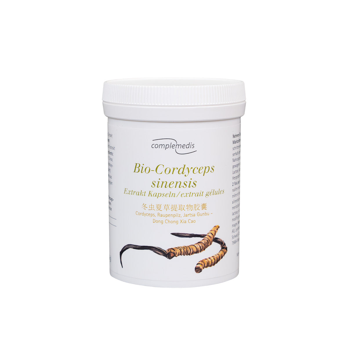 Cordyceps sinensis Extrakt, Bio, Dose mit 120 Kapseln