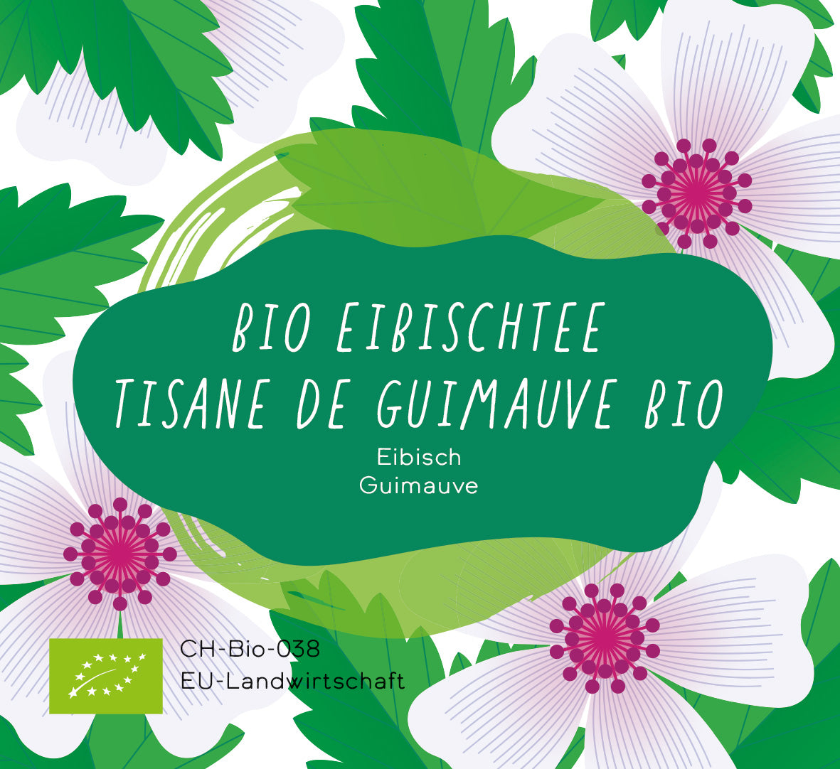 Tè al marshmallow biologico, bustina da 100 g