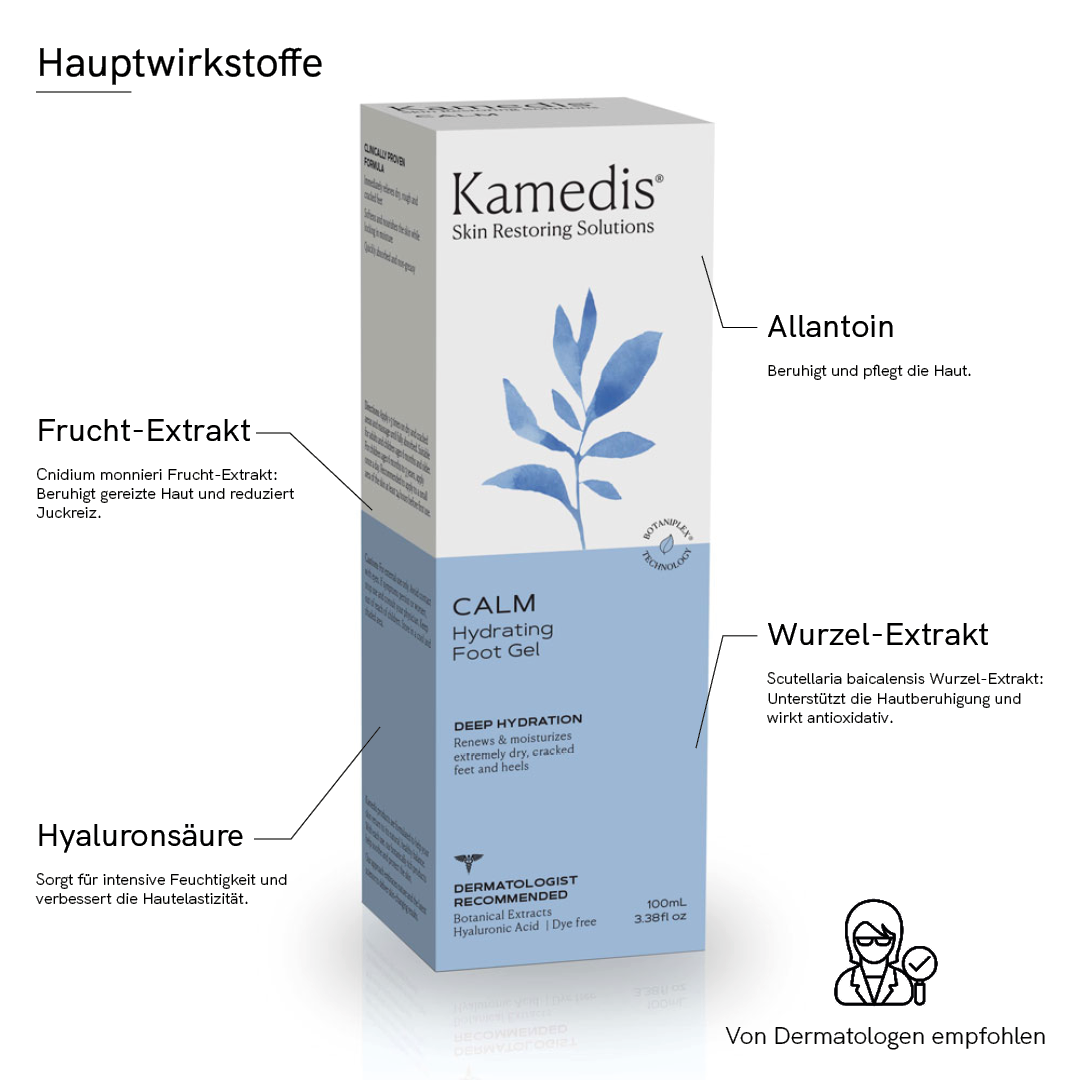 Hydrating Foot Gel - Wohltat für Ihre Füsse, Tube, 100ml