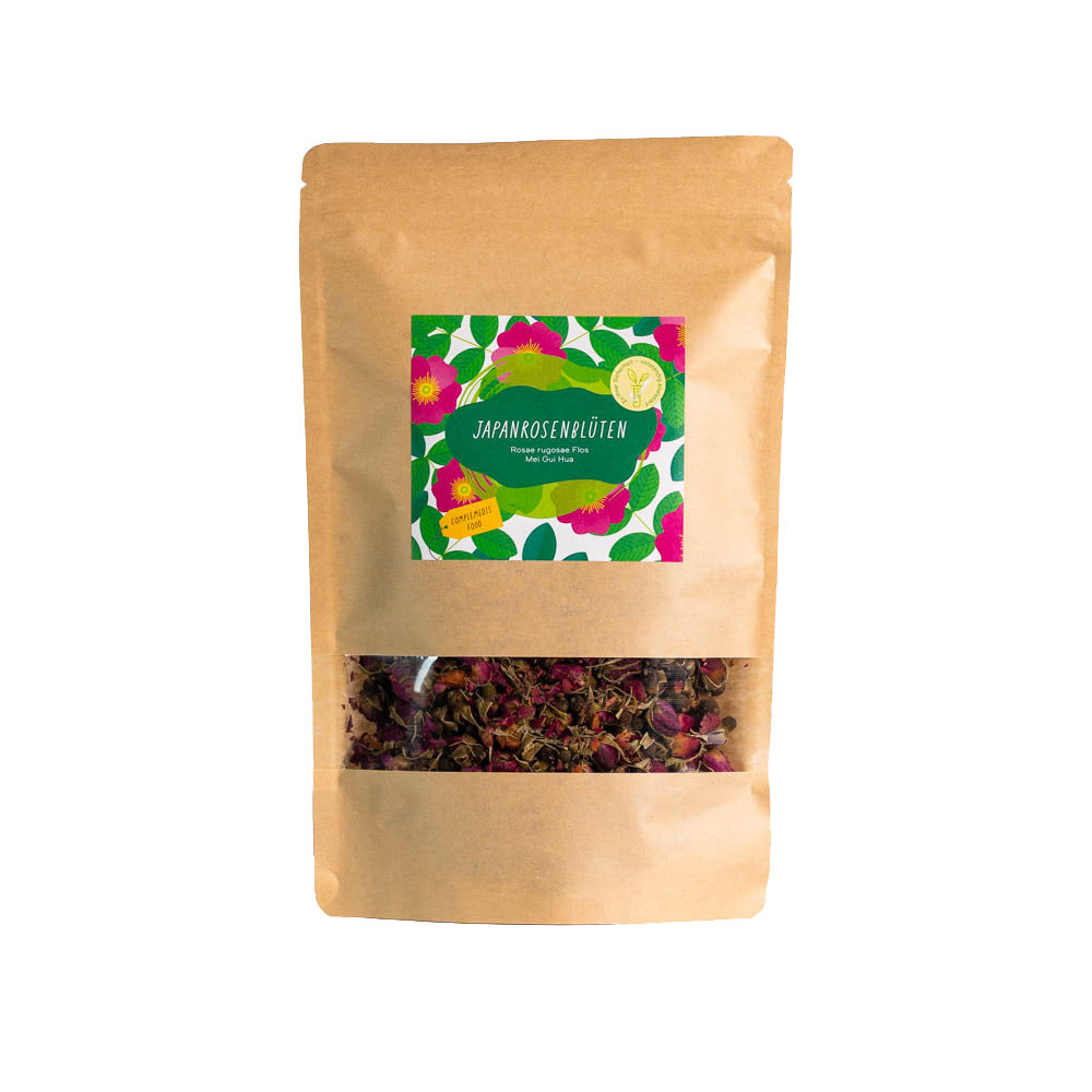 Japanrosenblüten, getrocknet, Beutel à 100g