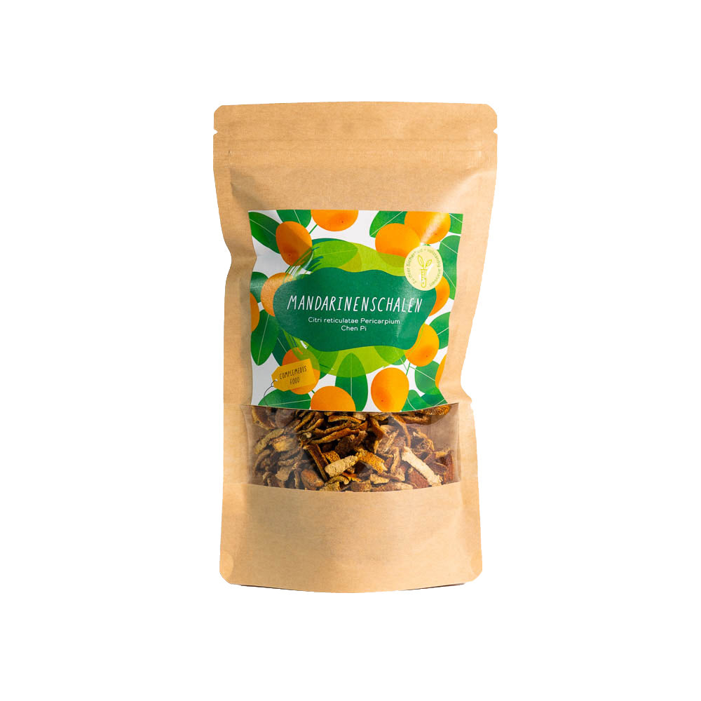 Bucce di mandarino essiccate, confezione da 100 g