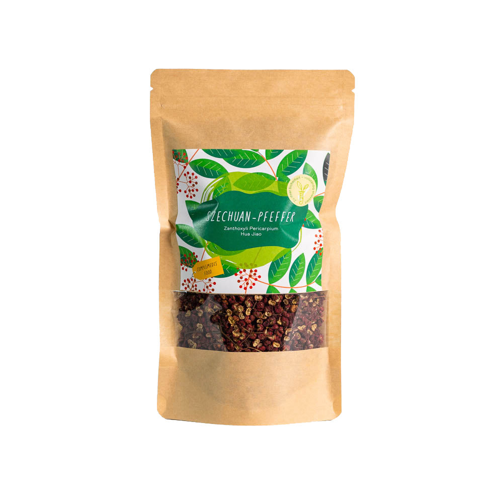 Szechuan Pfeffer, prickelnd, getrocknet, Beutel à 100g