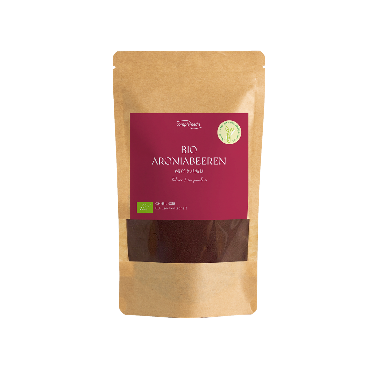 Aroniabeeren BIO pulver, Beutel mit 100 g