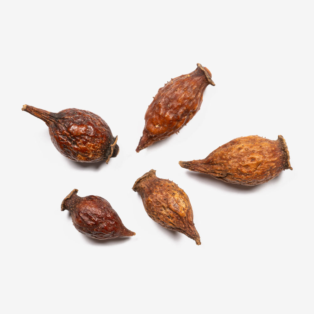 Getrocknete Cherokee-Rosenfrüchte, 200 g, wohltuend und vielseitig für Tee, Marmelade oder zum Kochen. Nachhaltig und naturbelassen.