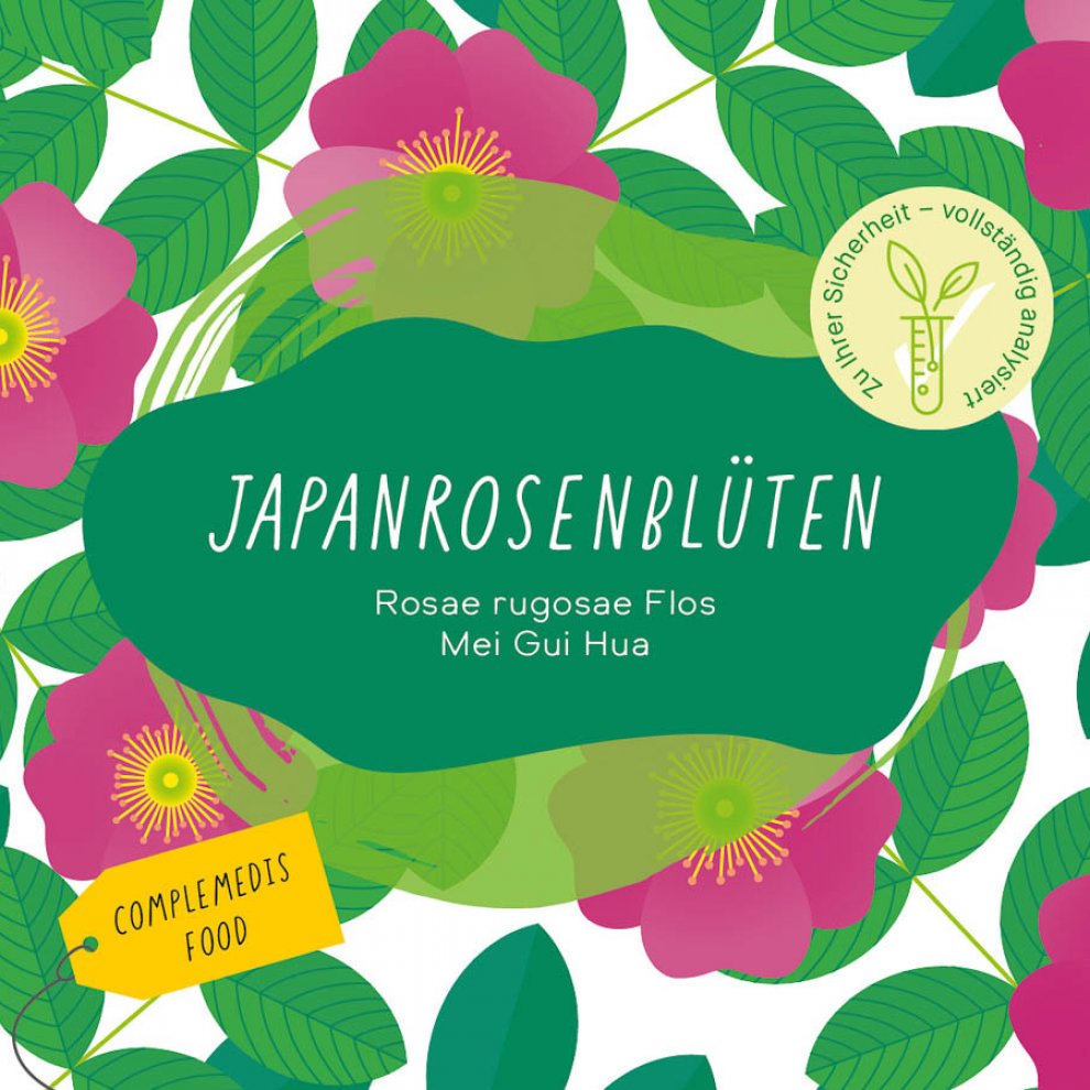 Japanrosenblüten, getrocknet, Beutel à 100g