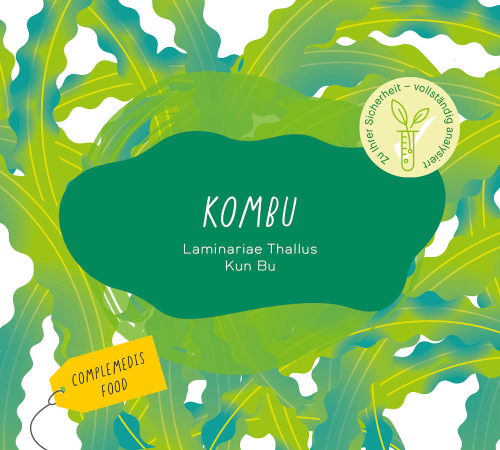 Etikette des Produkts.