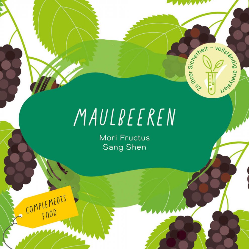 Verpackungsdesign von Complemedis für Maulbeeren (Mori Fructus).